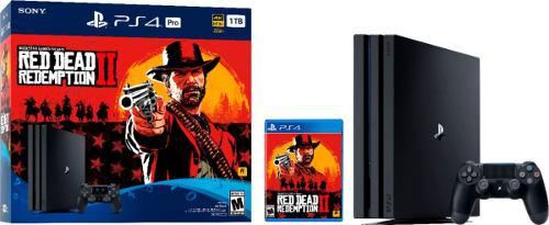 Ps4 Play Station 4 Pro 4k Red Dead Redemption 2 + Fifa 19