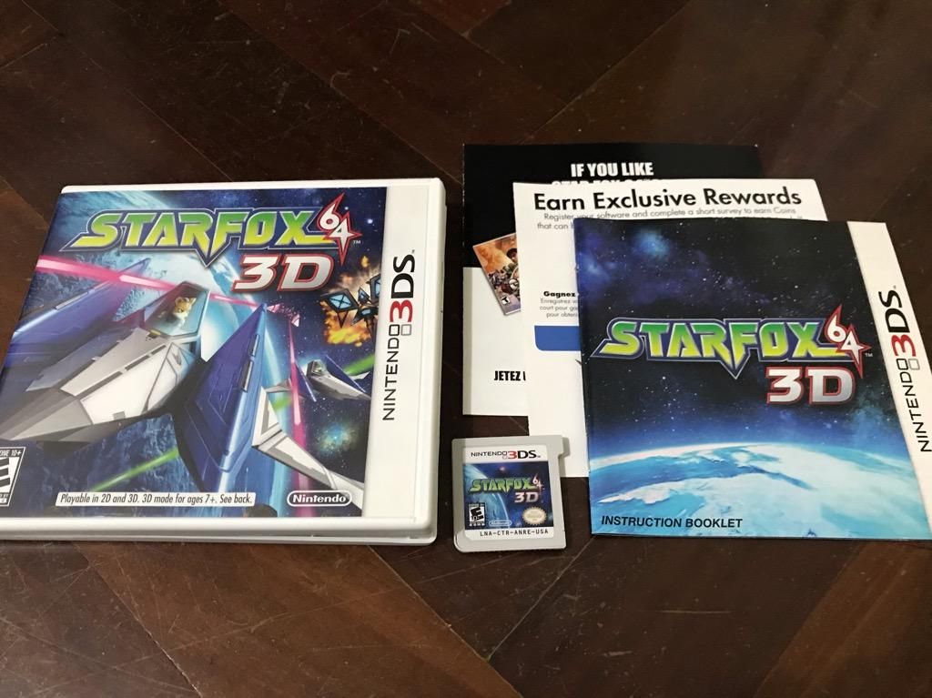 Starfox 64 3D Nintendo 3Ds