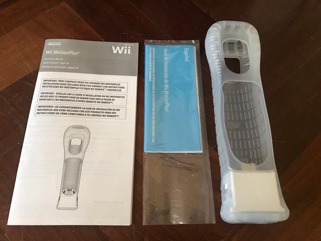 Wii Motion Plus Nintendo Funda Folletos