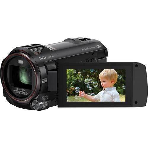 filmadora Panasonic hc v750 Full HD, Wi-fi, tactil 3