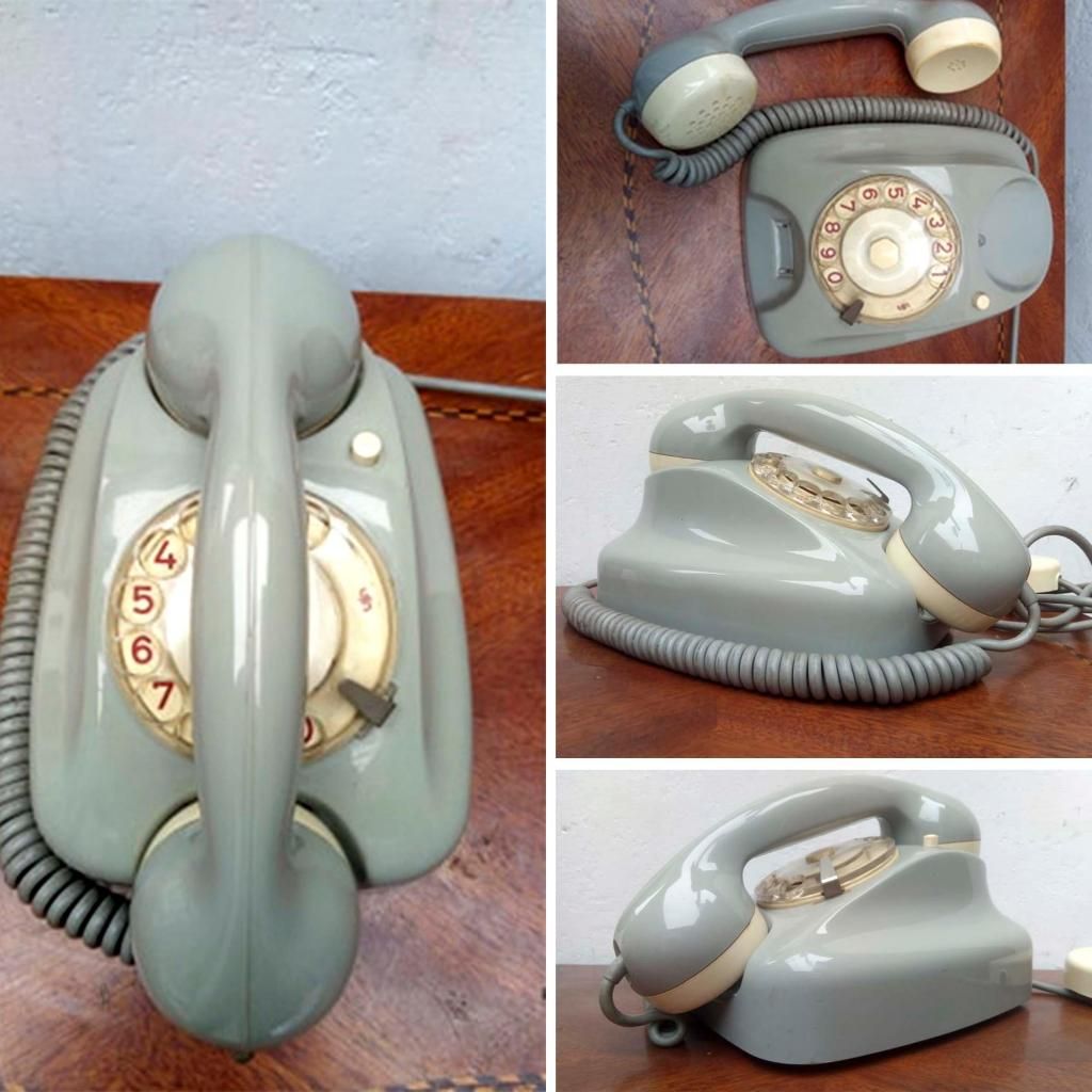 Antiguo teléfono de baquelita