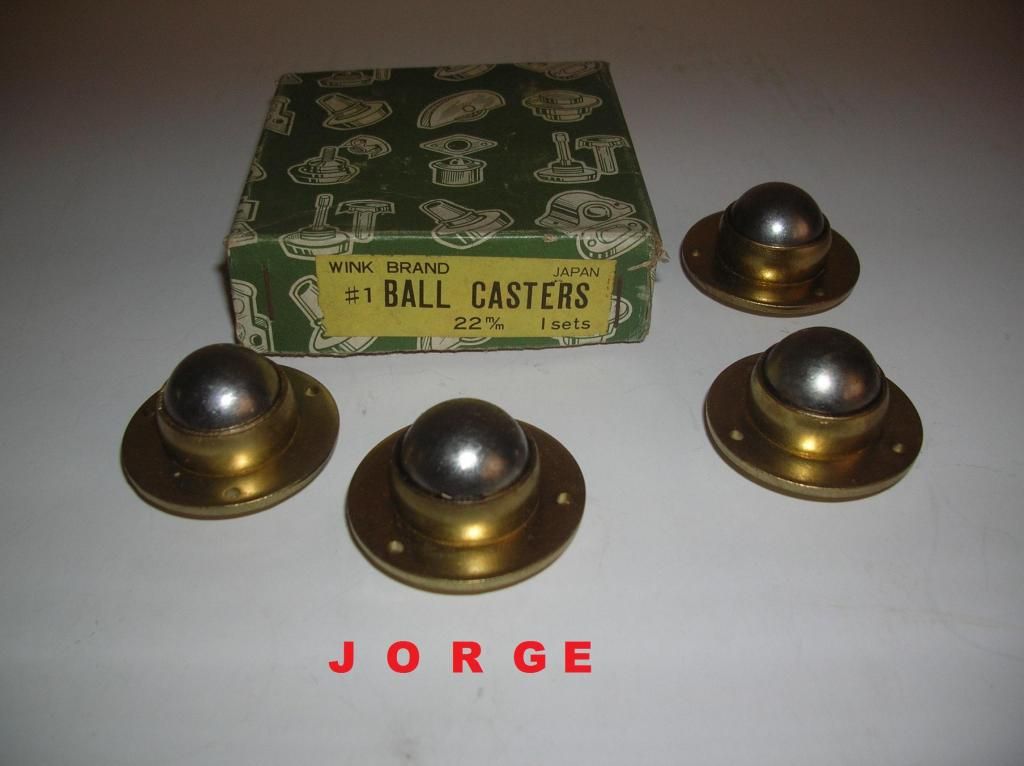 BALL CASTERS METAL SET