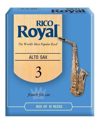 Caña Para Saxo Rico Royal 1 Caja X 10 Und