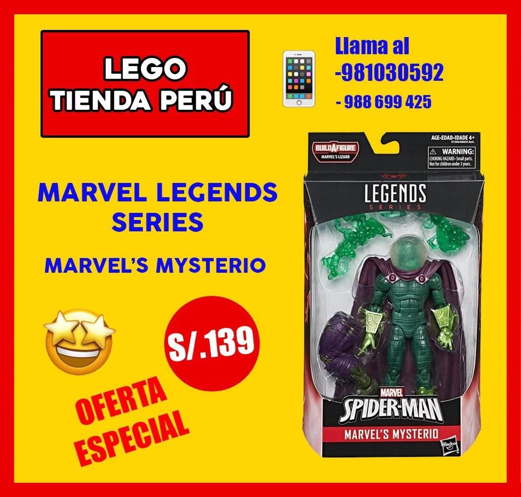 Marvel Legends Series Mysterio Hasbro spiderman lejos de