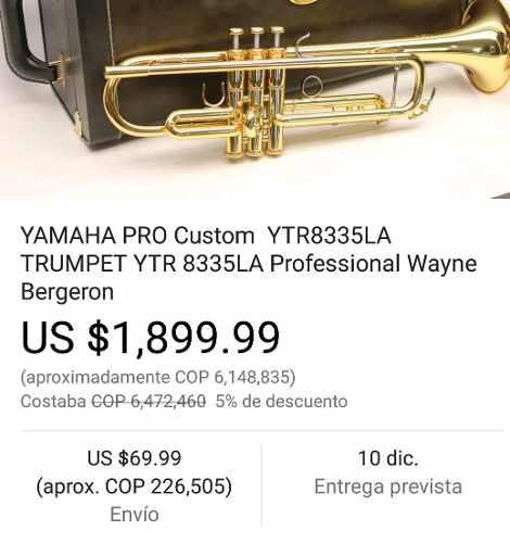Trompeta Yamaha Custom