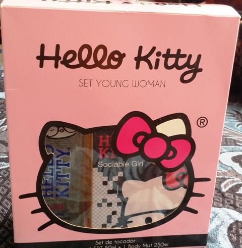set perfume colonia Hello Kitty original