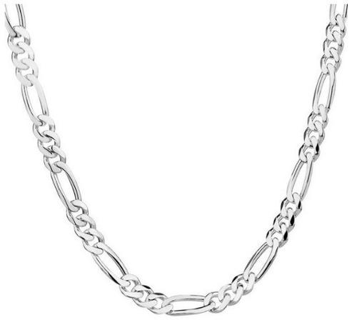 Cadenas Modelo Figaro Unisex Plata 925
