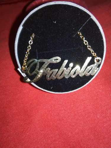 Collar Acero Nombre Personalizado Con Cajita De Regalo