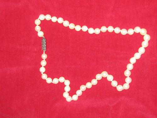 Collar Original De 50 Perlas Naturales