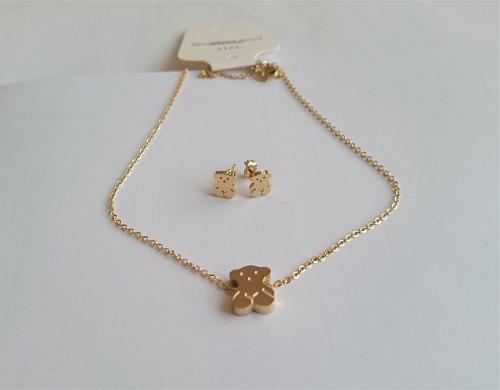 Conjunto Collar Y Aretes Tous