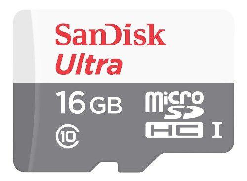 Memoria Micro Sd 16gb Sandisk Clase 10 Original/calidad!