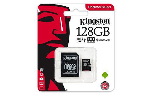 Memoria Microsd Kingston 128gb Clase 10 80 Mb/s | Oferta