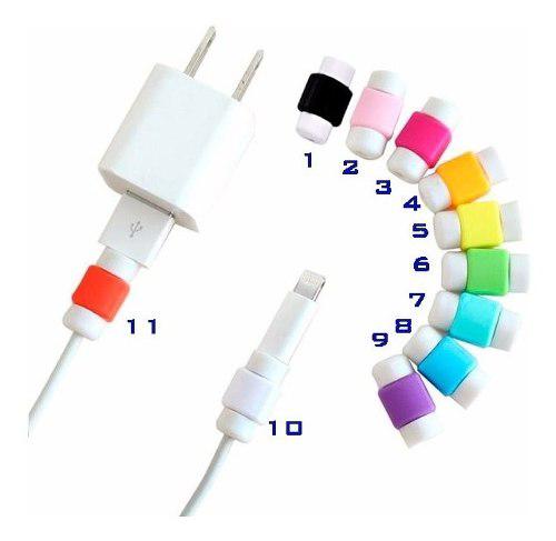 Protector Cable Lightning Usb iPhone iPad iPod Colores