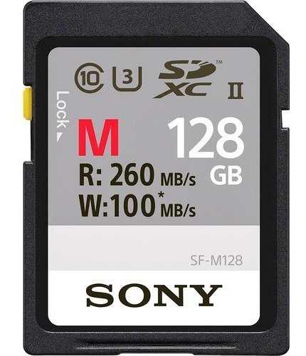 Sony Memoria Sdhc 128gb Y 260mb/s Uhs-ii U3 4k Nuevo