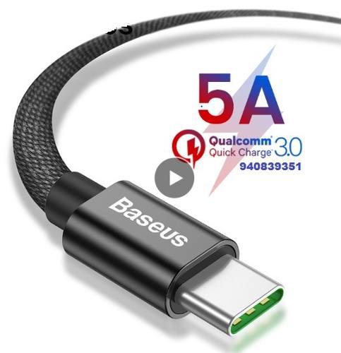 Cable Baseus Usb Tipo - C Carga Rápida 5a