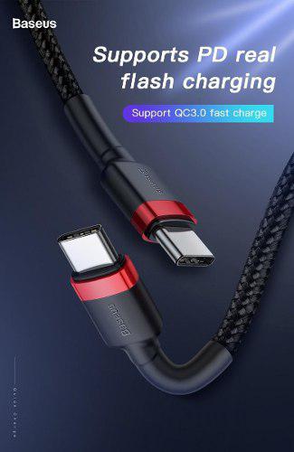 Cable Usb Tipo C A Usb Tipo C 2metros Quick Charge 4.0 A 60w