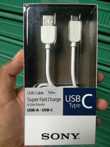 Cable Usb Tipo C Original Sony Carga Rapida Nuevo