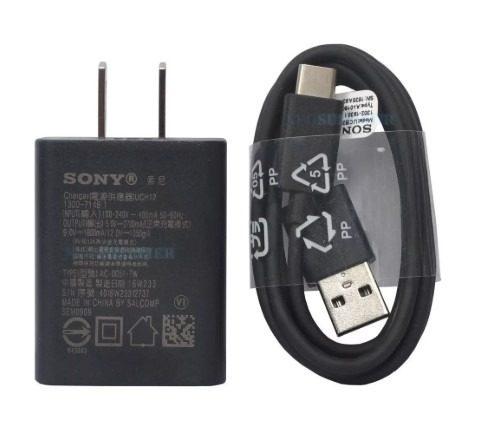 Cargador Sony Quick Charger Uch10 Cable V8, Tipo C, Original