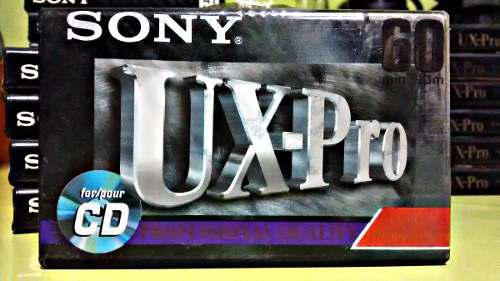 Cassettes De Audio Sony Ux-pro 60 Tipo Ii Nuevos, Sellados