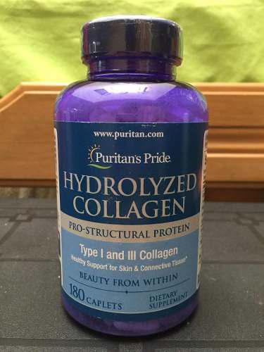 Colageno Hidrolizado Tipo I Y Iii 180 Pastillas