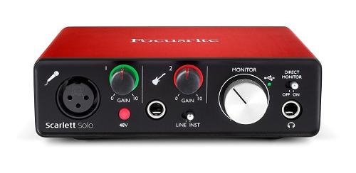 Focusrite Scarlett Solo Mkii Interface De Audio 2 Generacion