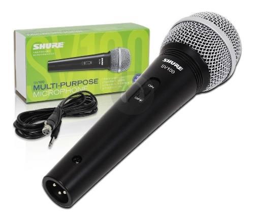 Micrófono Shure Sv100 Original,incluye Porta Micro ¡