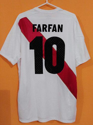 Camiseta De Peru Mundial Rusia 2018 # 10 Farfan