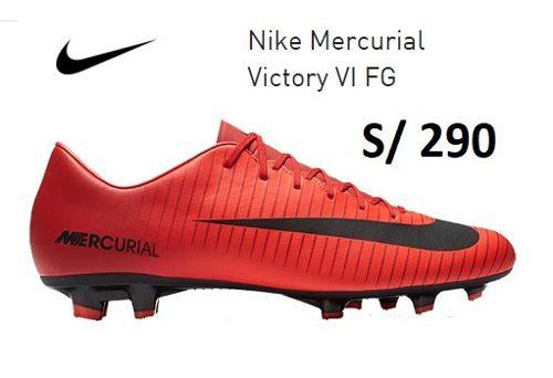 Chimpunes Nike Mercurial Victory 6 Fg Talla 11.5 Us Nuevos