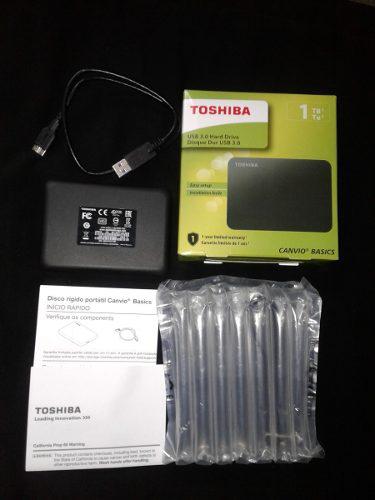 Disco Duro Externo Toshiba 1tb Canvio Basics Usb3.0-garantia
