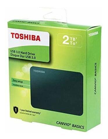 Disco Duro Externo Toshiba Canvio Basics, Negro 2tb