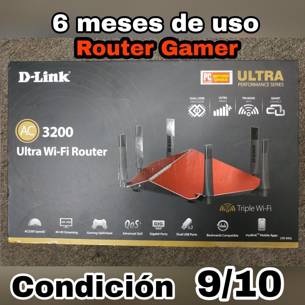 Router Gamer D Link 890l Condición 9 Pts
