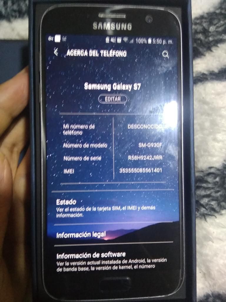 Samsung S7 de 32gb (bien Conservado)