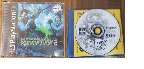 Syphonfilter 2 + C The Contra Adventure (ps1)