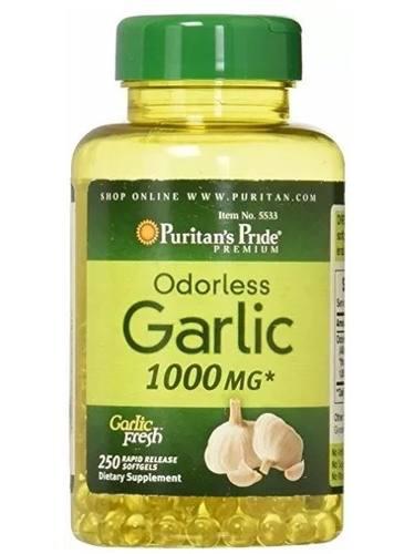 Ajo Garlic Oferta!!!! (odorless) 250 Softgels 1000 Mg