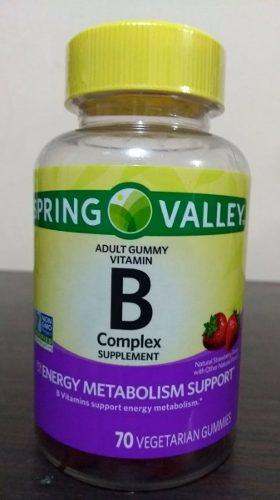 B- Complex, 70 Gomas Vegetarianas,spring Valley