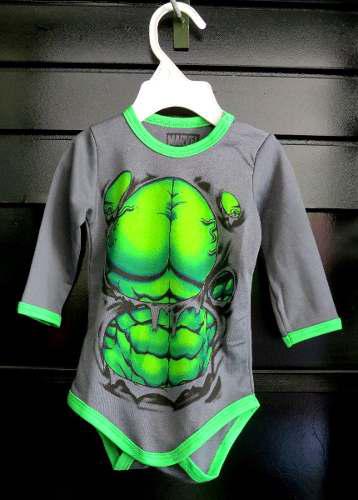 Bodies Hulk - Tallas 0 - 3 Meses Y 9 A 12 Meses