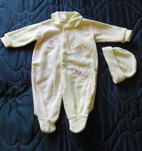 Enterizo Bebecrece Verde Claro - Para Bebe Talla 0 A 4 Meses