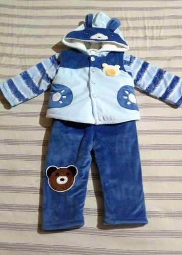 Hermoso Conjunto De Abrigo Para (bebe) Niño 3 Piezas