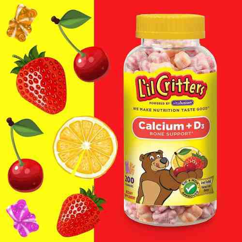 L'il Critters Calcium Gummy Bears Calcio + D3 X150 Gomitas