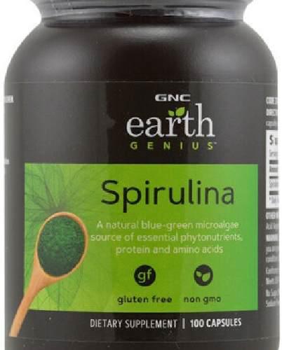 Spirulina Gnc Usa 100caps Super-alimento Espirulina