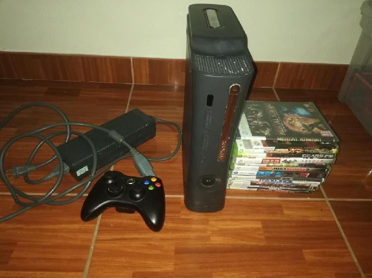 Xbox 360 Negra 120 Gb Flasheada