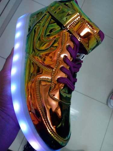Zapatillas Led Recargables Para Grandes Y Chicos