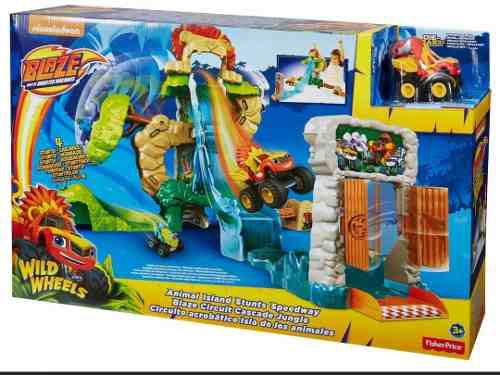 Blaze Circuito Acrobático Isla De Los Animales Fisher Price