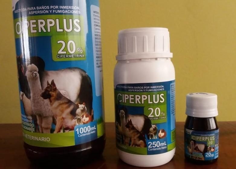 Ciperplus para pulgas y garrapatas