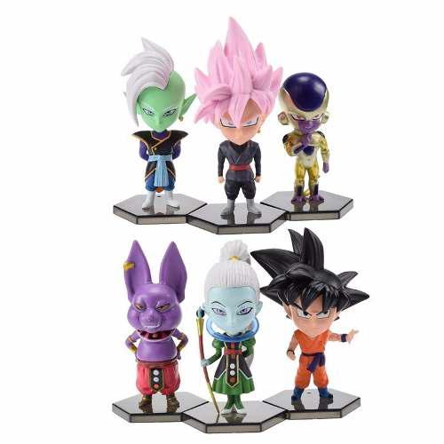 Colección Dragon Ball Z Kai Gt Super Set 6 Figuras