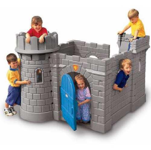 Little Tikes - Castillo Medieval Con Resbaladera - Gris