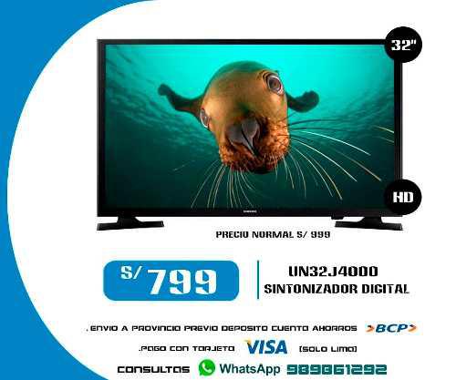 Tv Hd Samsung 32j4000 Producto Nuevo Y En Caja 2017