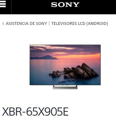 Tv Sony 65 Uhd 4k Smart Xbr-65x905e Ocasion
