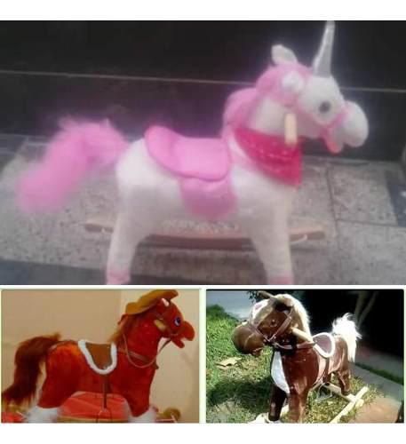 Unicornio Caballitos Pony Cantan En Ingles Mueven La Boca