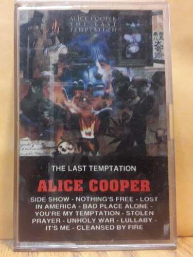 Avp Alice Cooper The Last Temptation Cassette Rock Metal